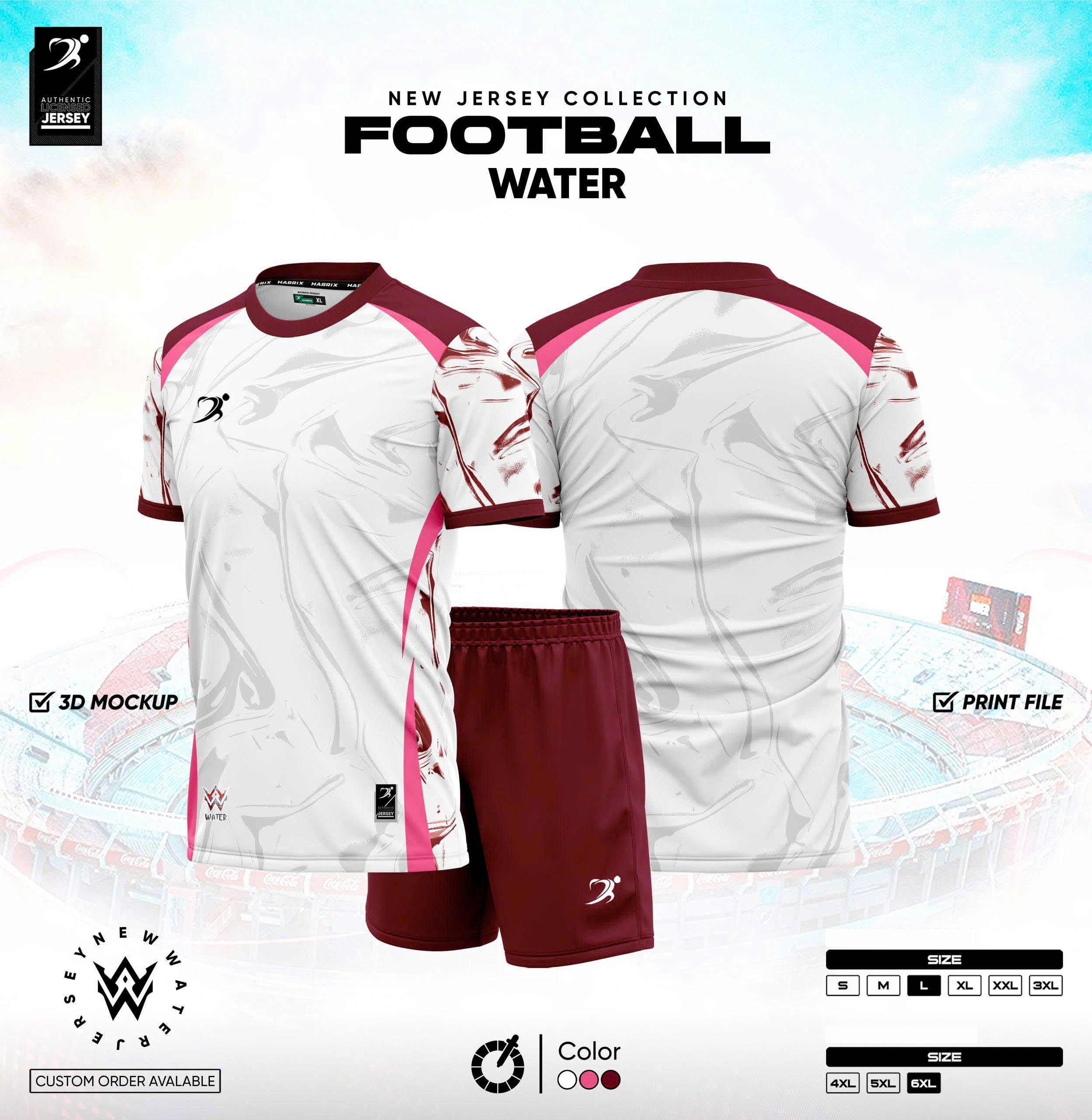 WATER - TRẮNG ĐỎ ĐÔ