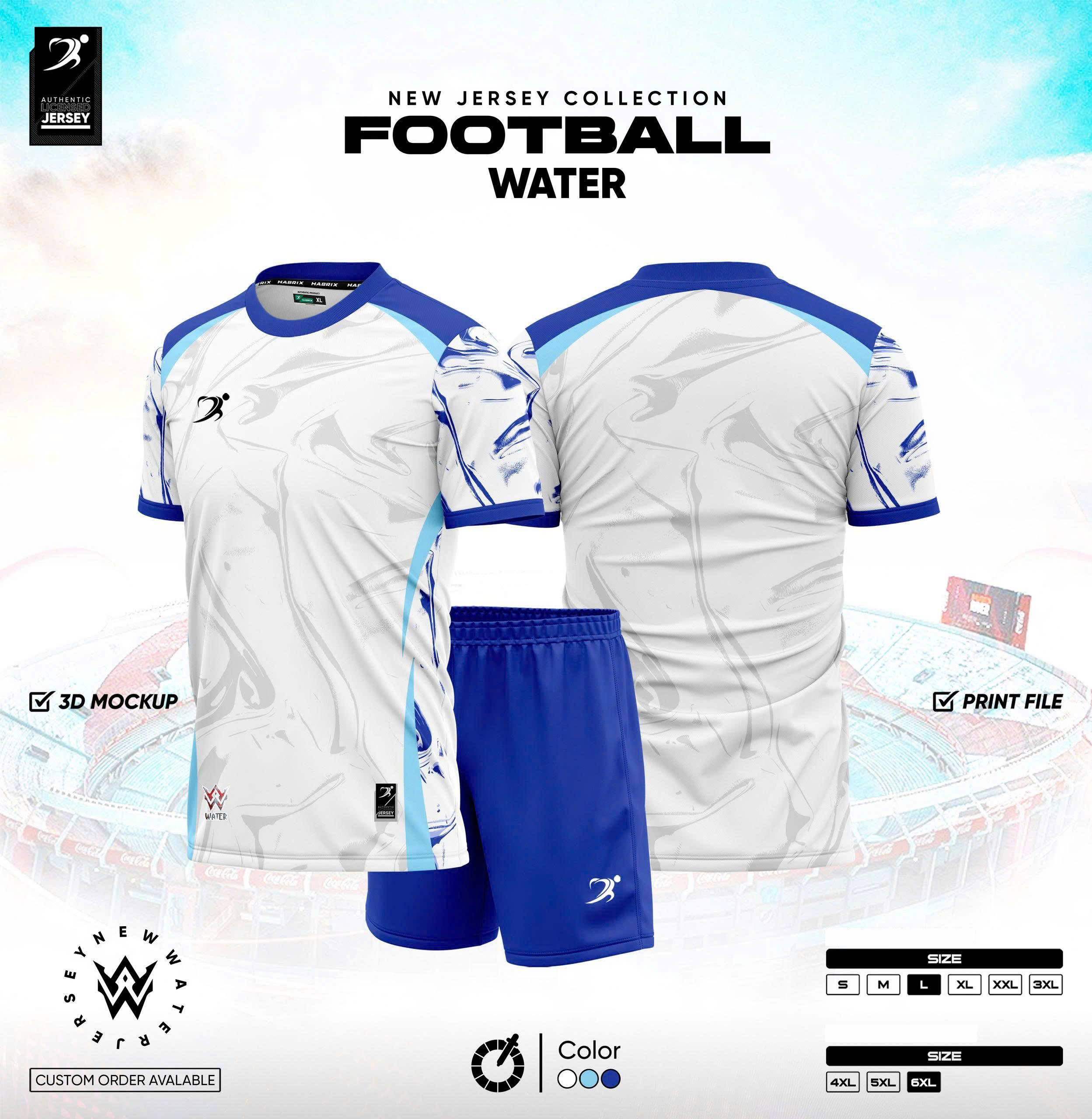 WATER - TRẮNG XANH